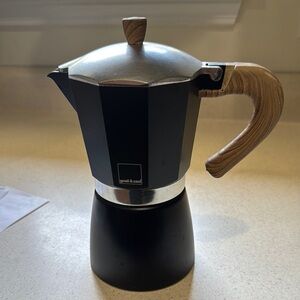 Black Stovetop Espresso Maker